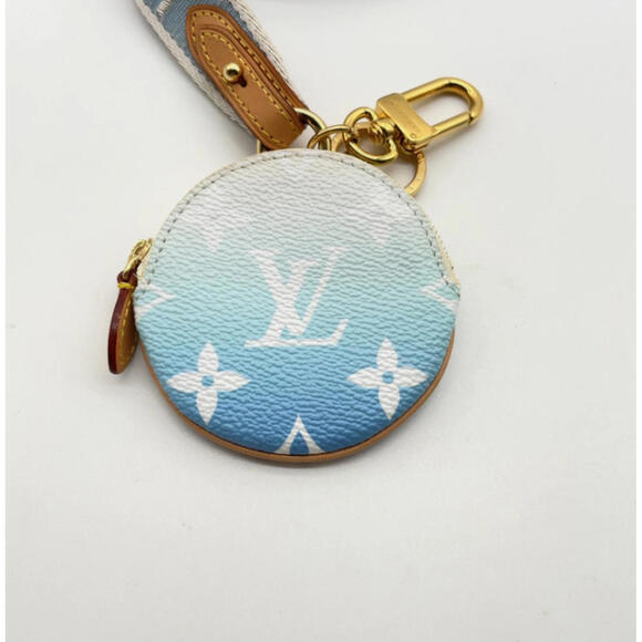 Louis Vuitton By the Pool Lanyard Multi Coin Case LV Blue - Picture 3 of 9